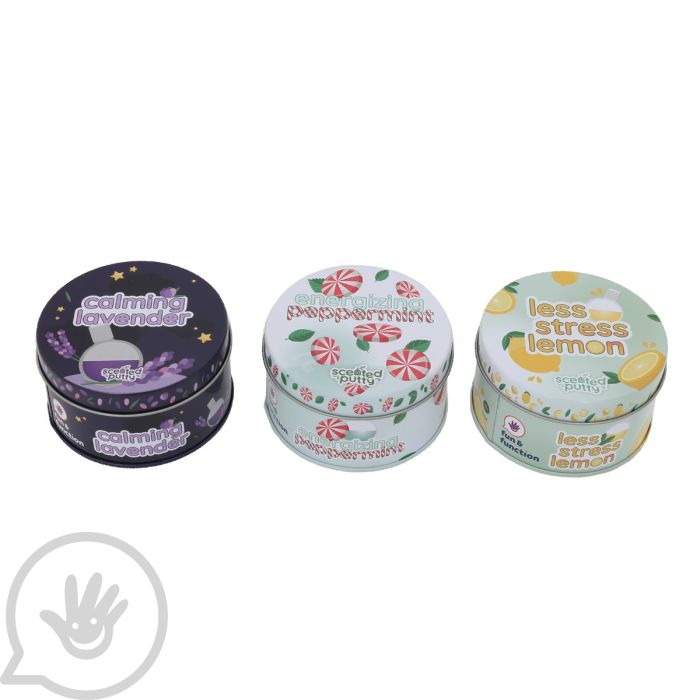 Relaxation Putty Aromatherapy Essential Oils Clear Gel Flowers Mini Trio  Anxiety Relief Calm Therapy Self Care Gift Stylish Squishy Fidget -   Canada