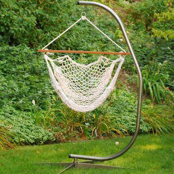 Finether Mesh Hammock Chair Swing Netted Swing Chair Swing Seat Rope Hanging Ch 