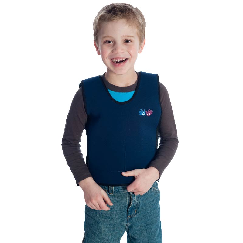 Small Weighted Compression Vest Blue