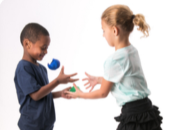Playing Catch to Help Eye-Hand Coordination
