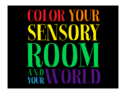 Energize or Calm? How to use color in your sensory room