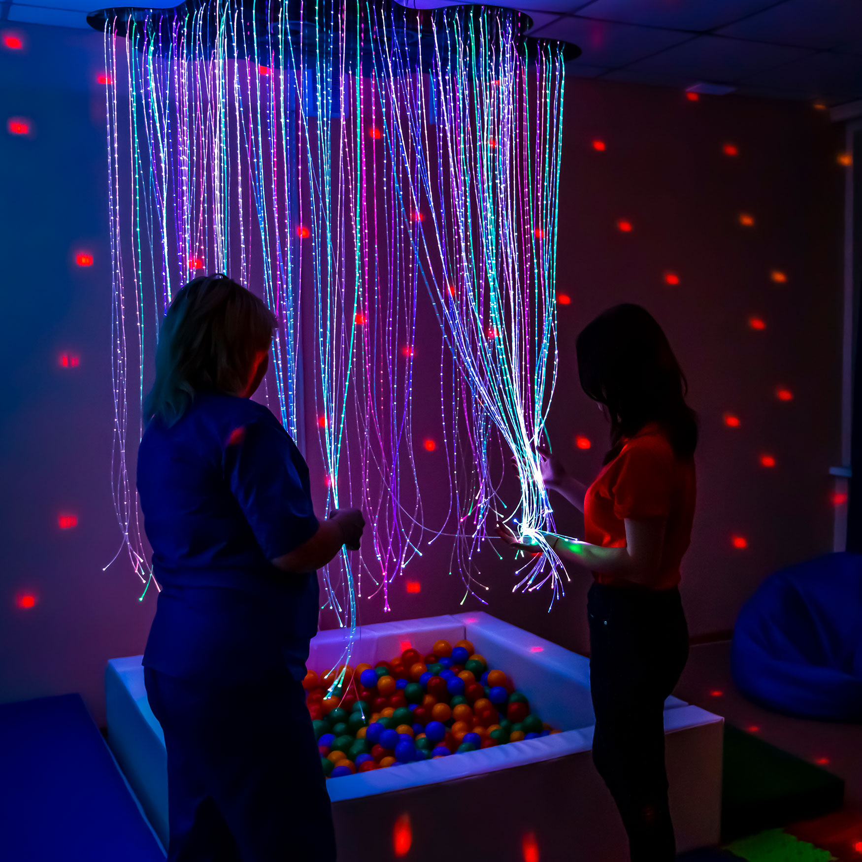 What should be in a sensory room for autism?