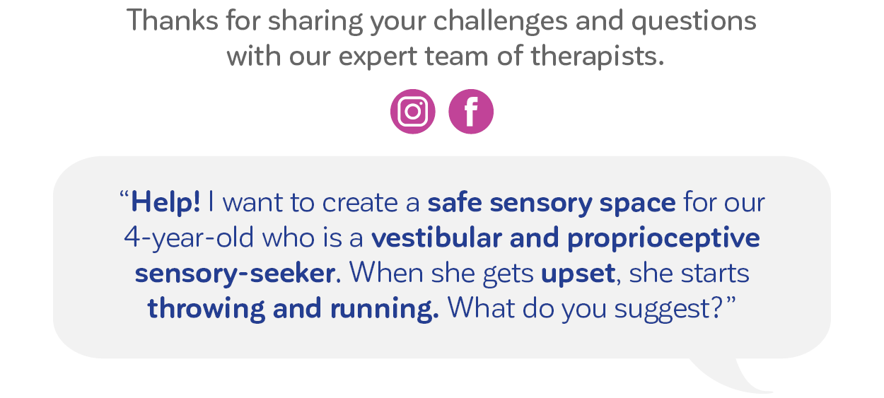 Thanks for sharing your challenges and questions with our expert team of therapists.