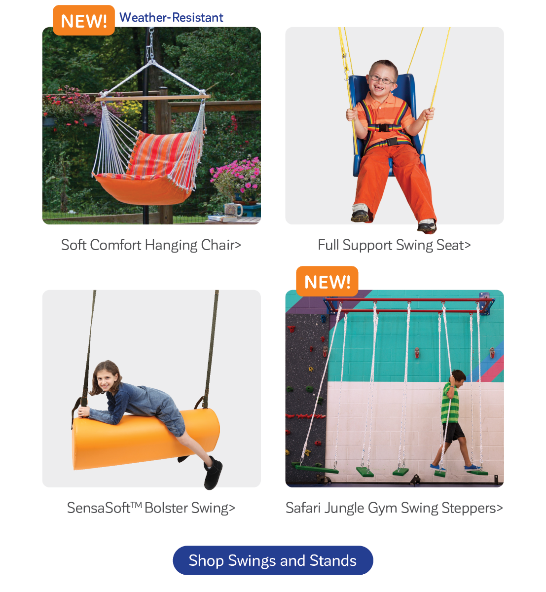 Enjoy the Benefits of Swinging...for All Ages!